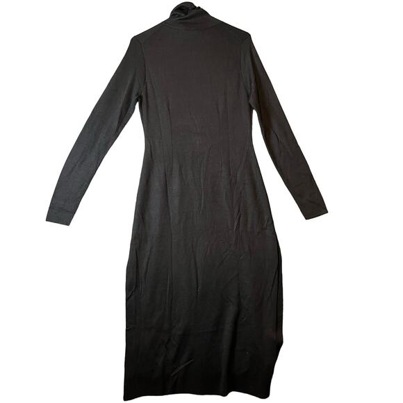 Peruvian Connection Women’s Audrey Dress Size M Alpaca Silk Blend Black - Picture 4 of 7